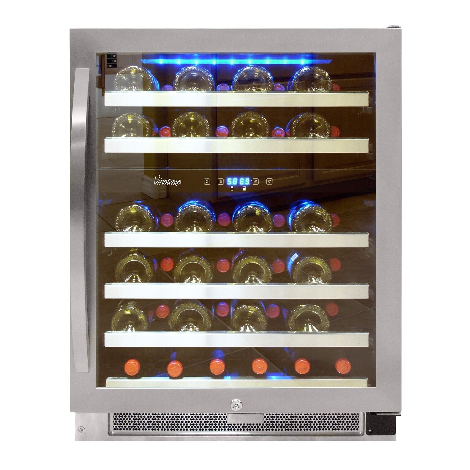 vinotemp 46 bottle wine cooler