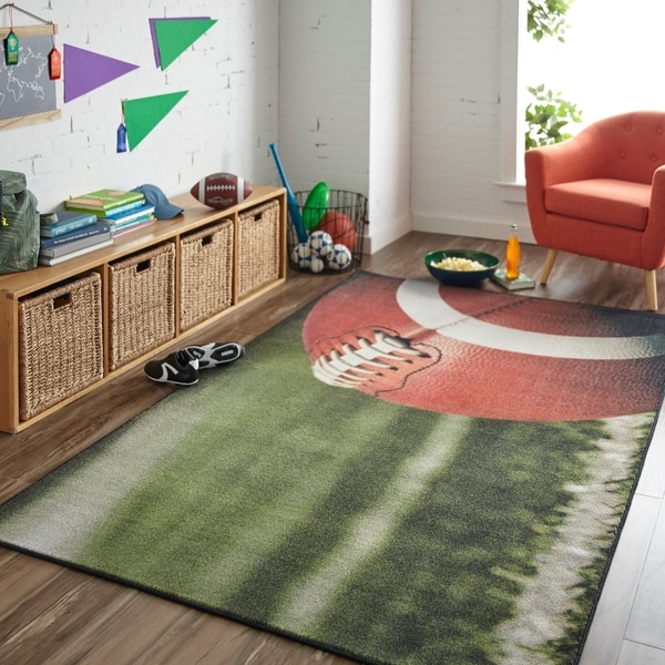 Mohawk Home Prismatic Football Field Area Rug - 5' x 8'