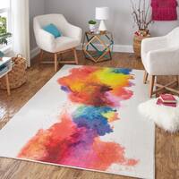 Amazon Com Pinbeam Area Rug Mint Green Watercolor Drop Pattern On Abstract Baby Home Decor Floor Rug 2 X 3 Carpet Kitchen Dining