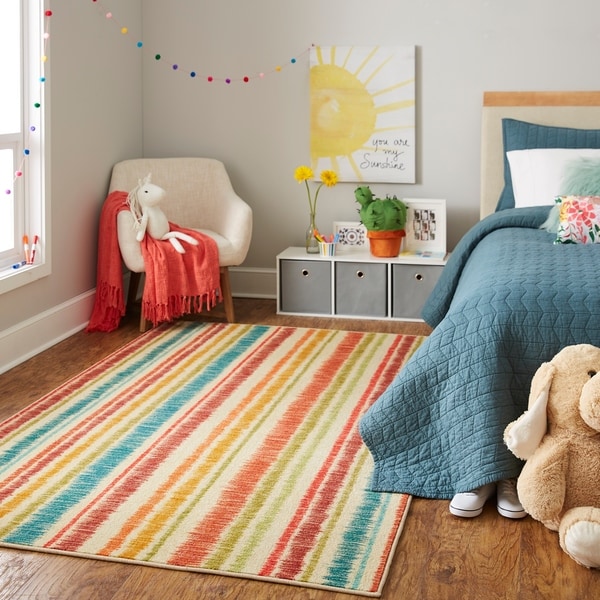Mohawk Home Prismatic Spice Stripes Area Rug - 5' x 8'