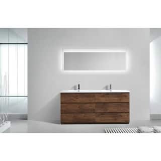 Modern Contemporary Bathroom Vanities Vanity Cabinets Online Moreno Bath Moa 72 Inch Free Standing Modern Bathroom Vanity With Reinforced Acrylic Double Sink