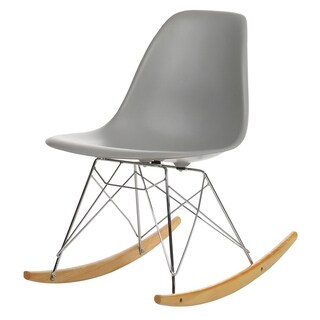Joseph Allen Home Mid-Century Modern Retro Rocking Chair (Grey)