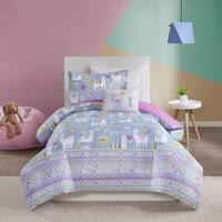 waverly kids la la llama reversible comforter se