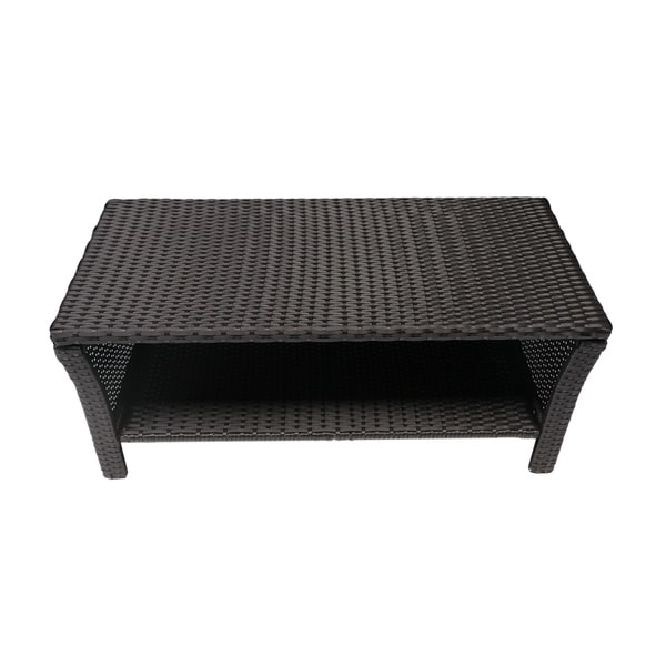 St Lucia Outdoor Wicker Coffee Table By Christopher Knight St Lucia Outdoor Wicker Coffee Table By Christopher Knight Home