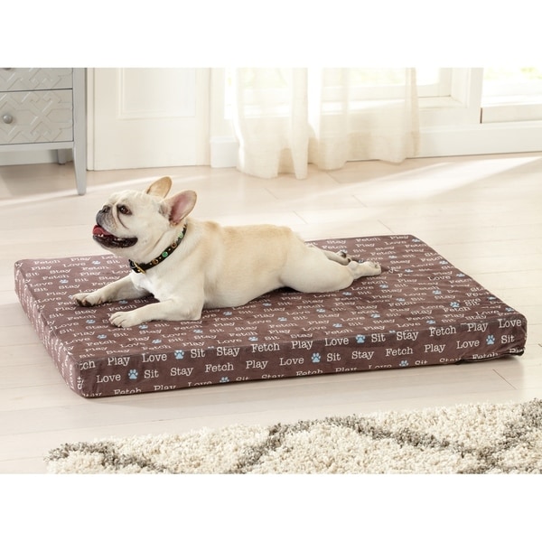 plush orthopedic dog bed