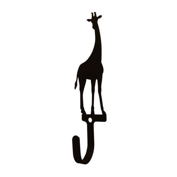 slide 1 of 1, Village Wrought Iron Decorative Giraffe Wall Hook - Small