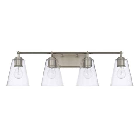 4-light Brushed Nickel Bath/Vanity Light - Brushed Nickel