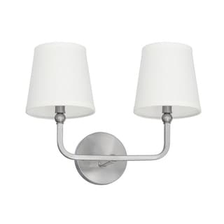 Dawson 2-light Brushed Nickel Bath/Vanity Light - Brushed Nickel
