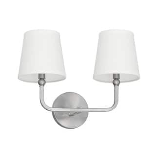 Dawson 2-light Brushed Nickel Bath/Vanity Light - Brushed Nickel