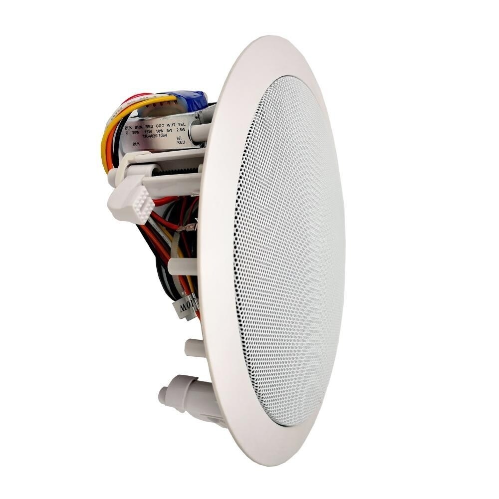 Shop Pyle Pdic63t 500w 6 5 Inch In Wall In Ceiling 70v Low Profile