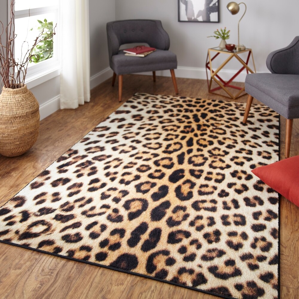 Shop Mohawk Home Cheetah Spots Area Rug Overstock 22731725