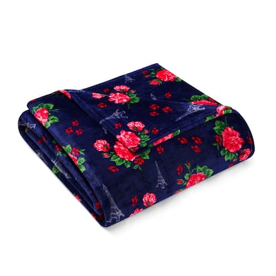 Betsey Johnson French Floral Blanket