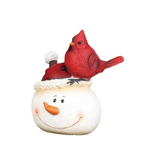 decorative resin christmas bird figurine