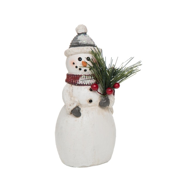 resin snowman statue