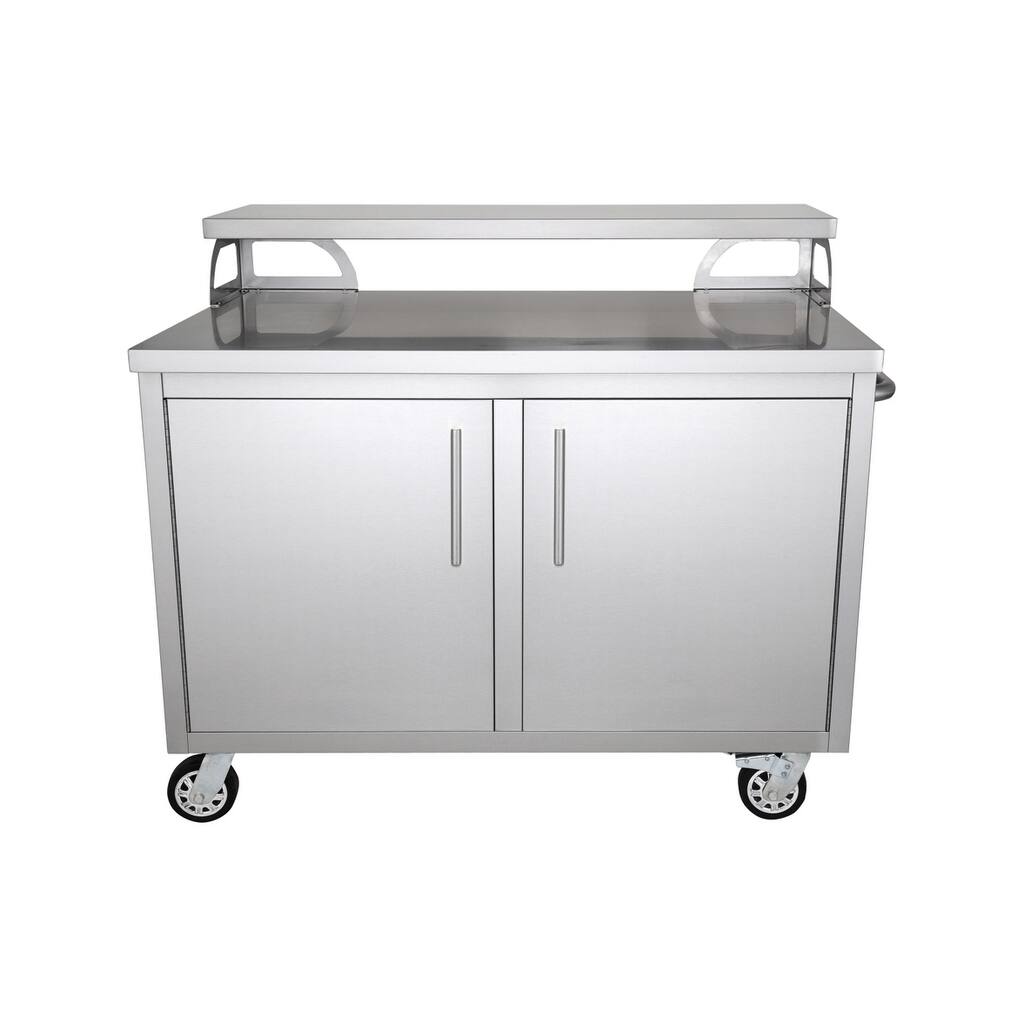 Portable Stainless Steel Outdoor Kitchen Cabinet & Patio Bar