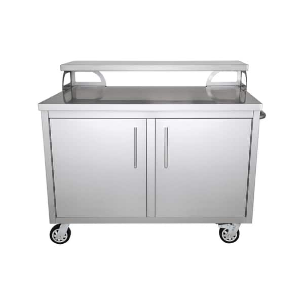 Shop Portable Stainless Steel Outdoor Kitchen Cabinet Patio Bar