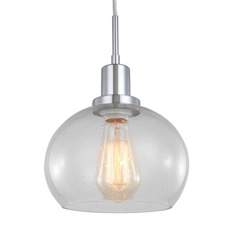 Woodbridge Lighting Austin Clear Seedy Ball Mini-pendant w/ ST64 Bulb
