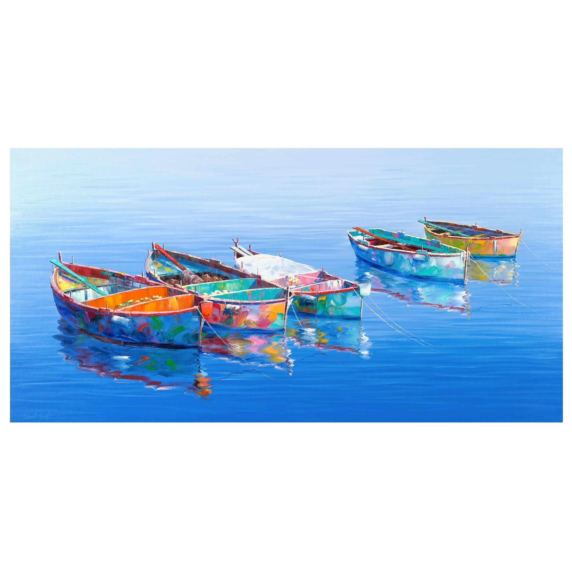 simple boat painting