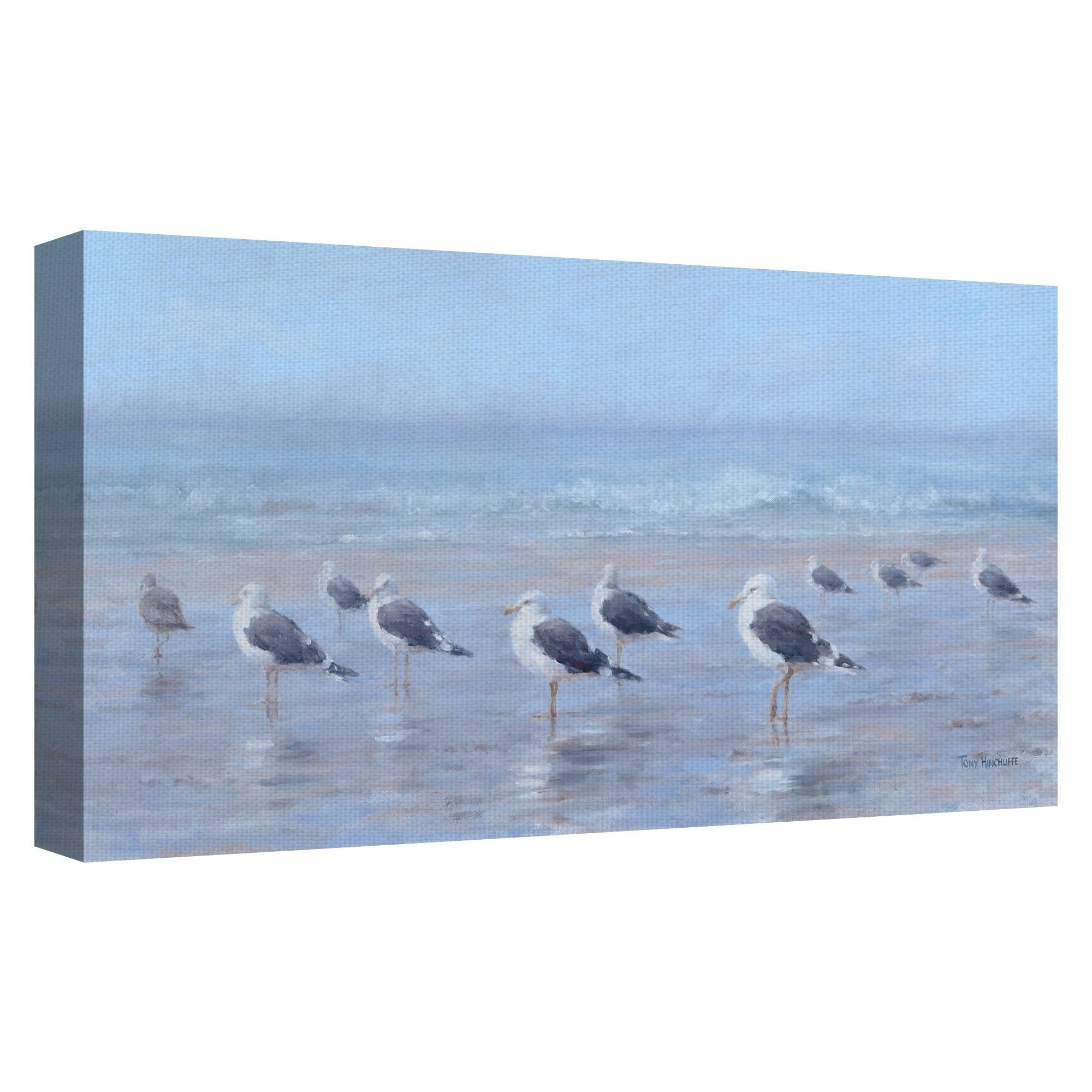 Beach Seabirds by Tony Hinchcliffee Wrapped Canvas Painting Art Print Bed Bath & Beyond 22736327