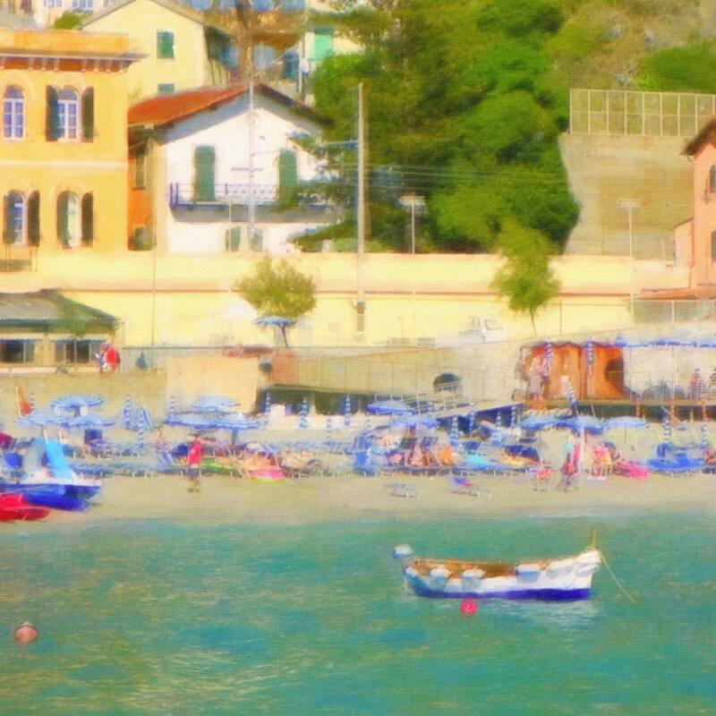 Italian Coast II by Graffi-tee Studio Wrapped Canvas Painting Art Print
