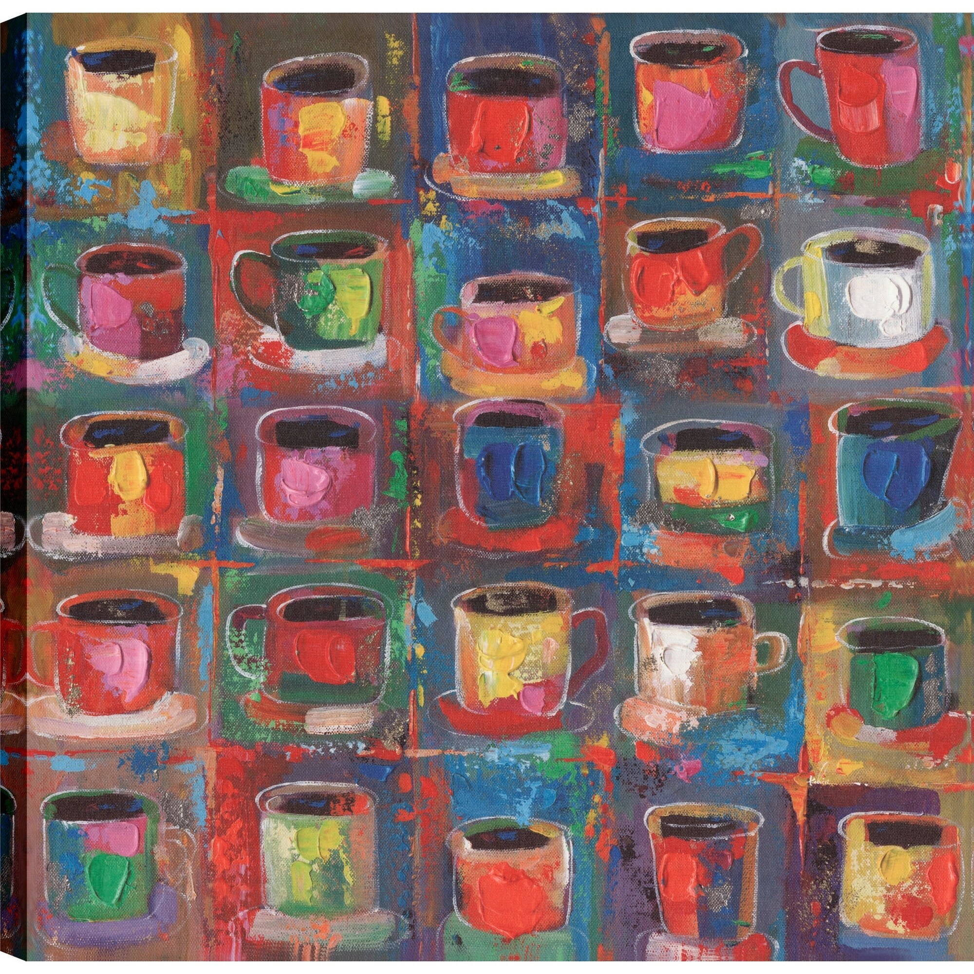Shop Artmaison Canada Cups Rack Canvas Print Wall Art Decor