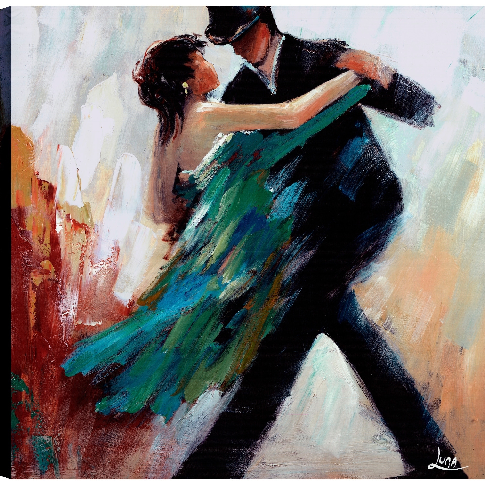Shop Artmaison Canada Couple Dance Multicolor Figurative Art