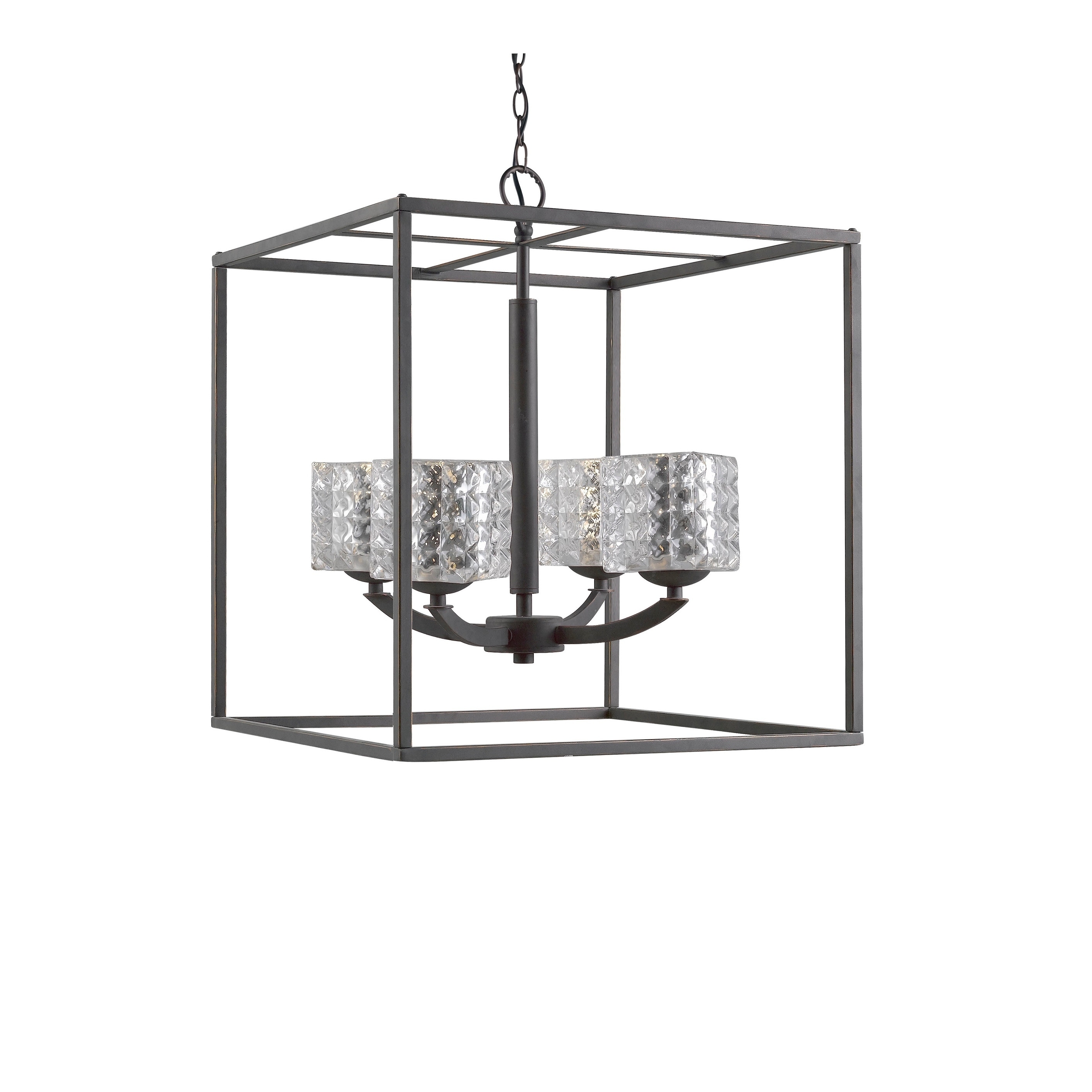 Woodbridge Lighting 14324MEBLE Mirage 4-light Pendant Chandelier w/ LED - Chandeliers For Bedrooms by Overstock.com