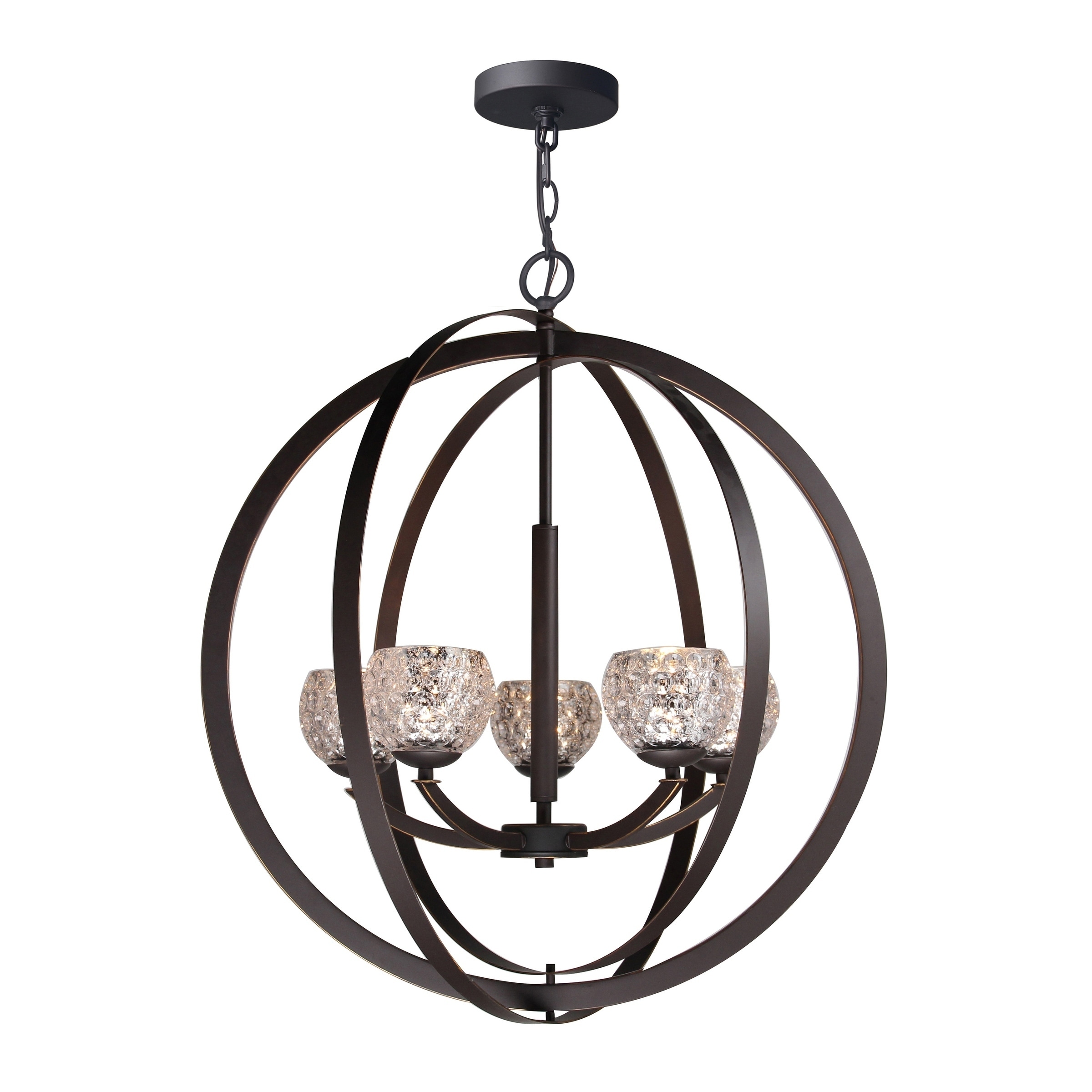Woodbridge Lighting 14325MEBLE Mirage 5-light Pendant Chandelier w/ LED - Chandeliers For Bedrooms by Overstock.com