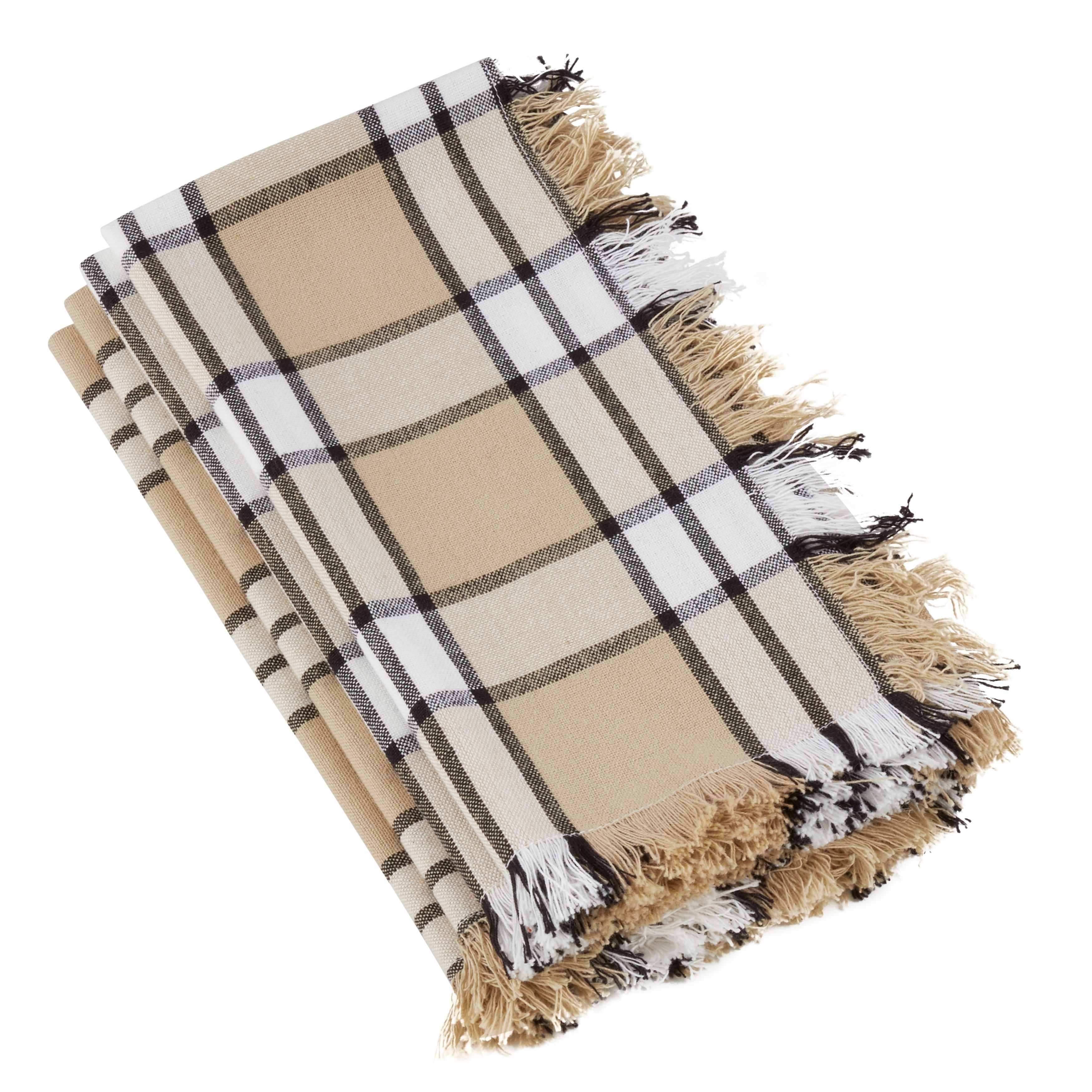 Cotton Table Napkins With Simple Plaid Design (Set of 4) - On Sale - Bed  Bath & Beyond - 32243598