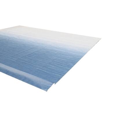 ALEKO Vinyl RV 12X8 ft Awning Replacement Fabric Blue Fade