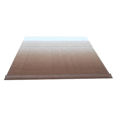 ALEKO Vinyl RV 13X8 ft Awning Replacement Fabric Brown Fade