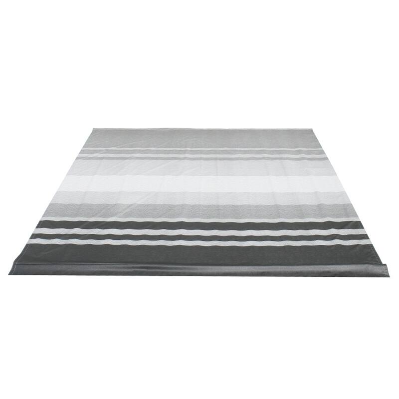 ALEKO Vinyl RV 13X8 ft Awning Replacement Fabric Black Stripes