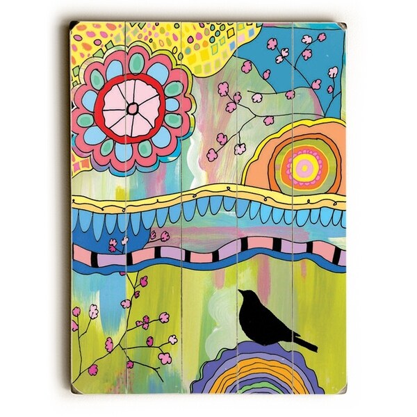 Art home - Planked Wood Wall Decor by Beth Nadler