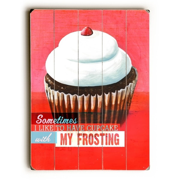 Frosting - Planked Wood Wall Decor by Cory Steffen