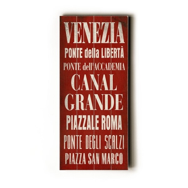 Venezia - Planked Wood Wall Decor by Cory Steffen