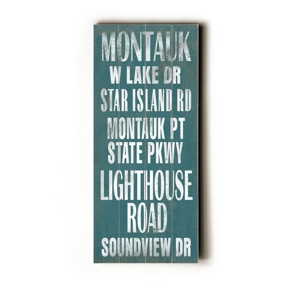 Montauk - Planked Wood Wall Decor by Cory Steffen