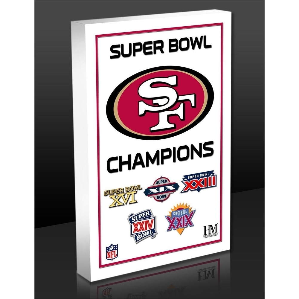 San Francisco 49ers Are Champions 2022 NFC West Champs Home Decor