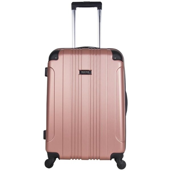 rose gold 4 wheel suitcase