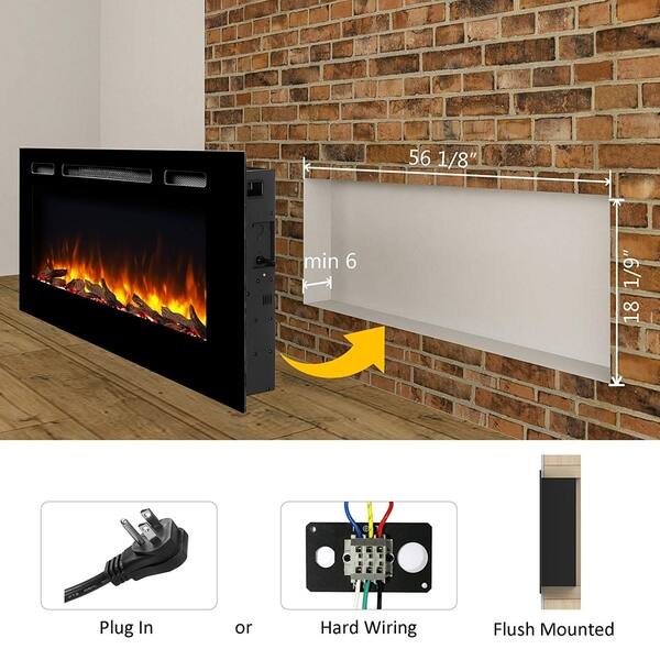Electrical Wire Behind Fireplace | Electric Fireplace