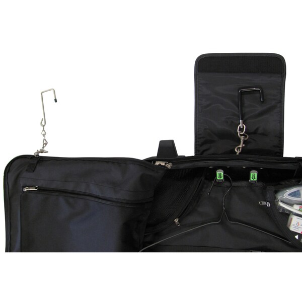 amerileather wheeled leather garment bag