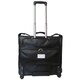 Leather rolling garment bag