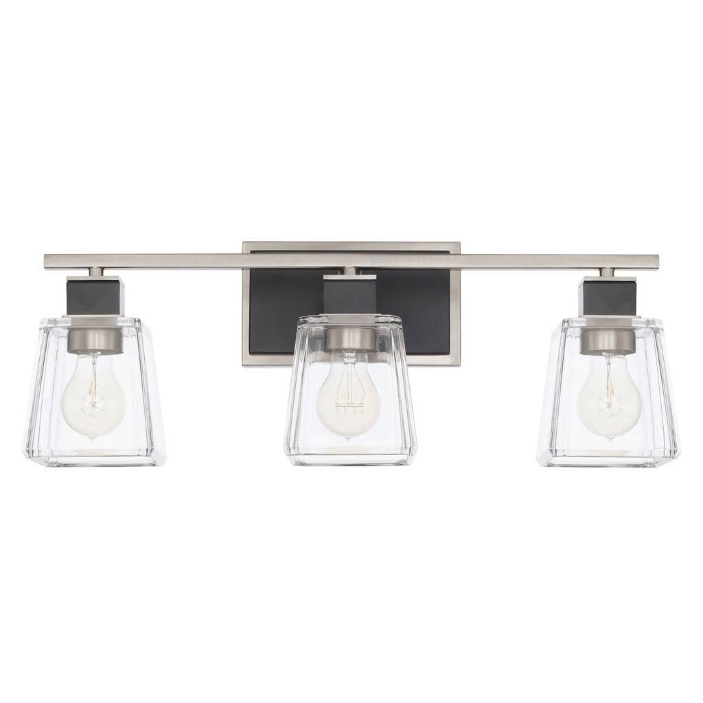 Tux 3-light Black Tie Bath/Vanity Fixture