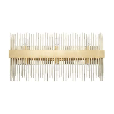 Lena 6-light Fire and Ice Bath/Vanity Fixture