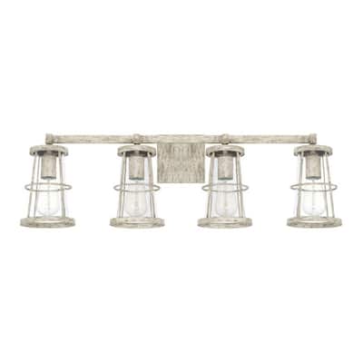Beaufort 4-light Mystic Sand Bath/Vanity Fixture