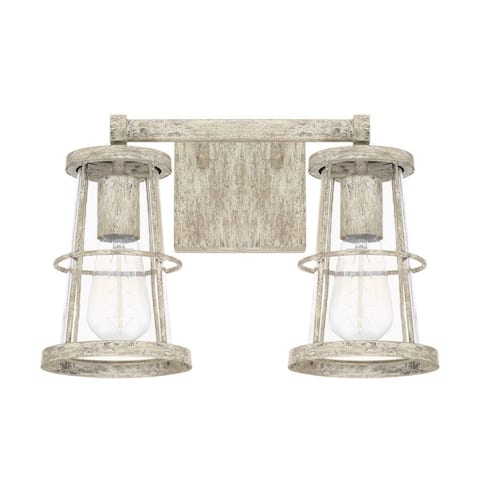 Beaufort 2-light Mystic Sand Bath/Vanity Fixture