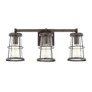 Beaufort 3-light Nordic Grey Bath/Vanity Fixture