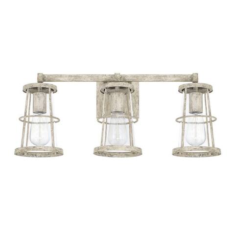 Beaufort 3-light Mystic Sand Bath/Vanity Fixture