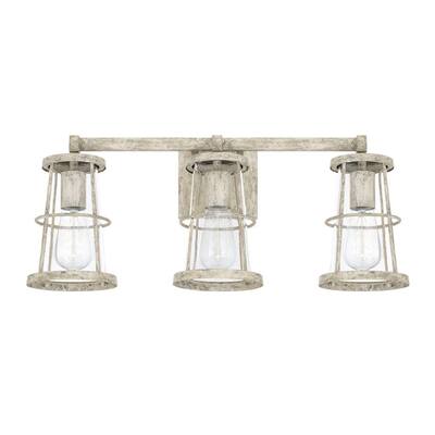 Beaufort 3-light Mystic Sand Bath/Vanity Fixture