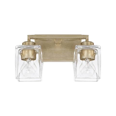 Karina 2-light Winter Gold Bath/Vanity Fixture