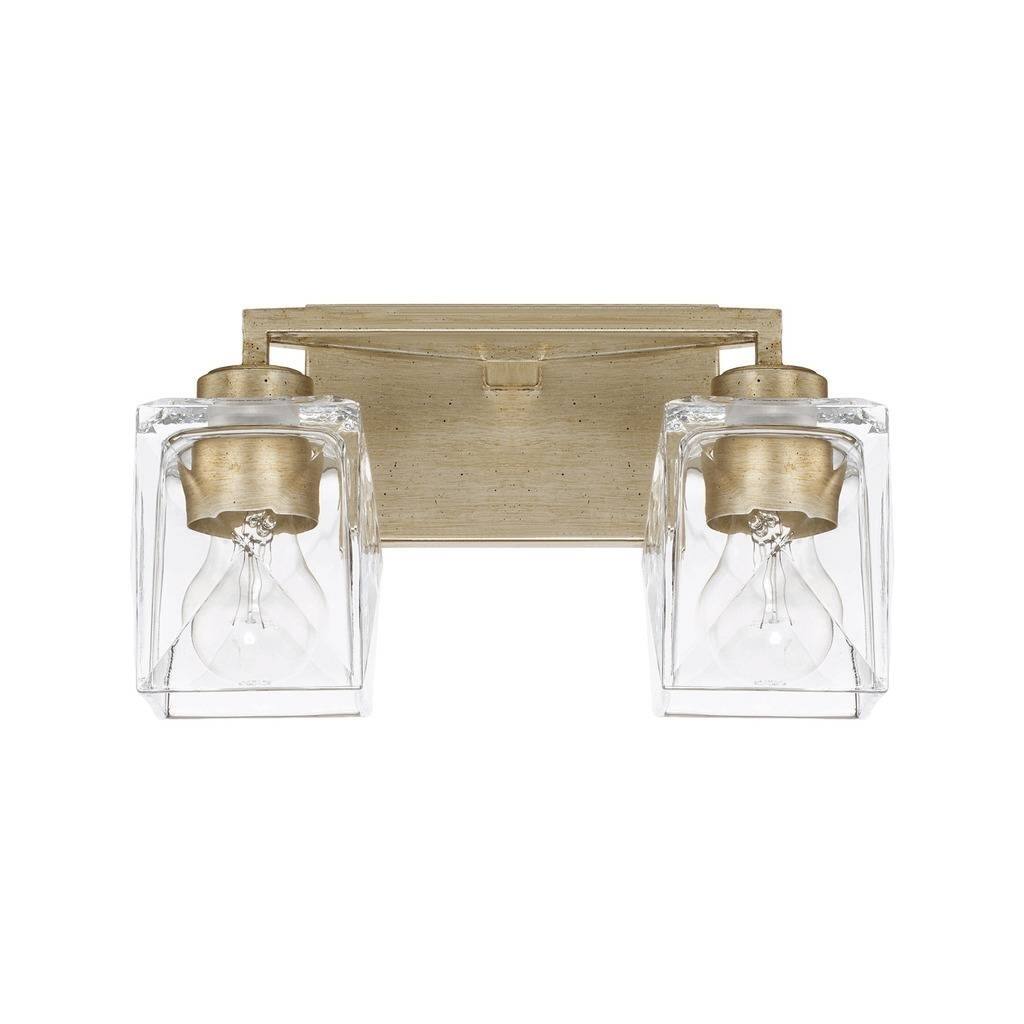 Karina 2-light Winter Gold Bath/Vanity Fixture
